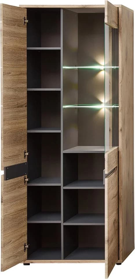 INNOSTYLE BELLANO Wohnwand Set mit LED-Beleuchtung - Bild 5