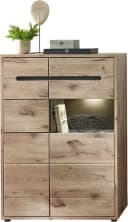 Innostyle Wohnwand BELLANO Braun Grau mit LED-Beleuchtung Bild 5