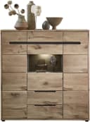 INNOSTYLE Highboard BELLANO Braun/Graphit mit LED-Beleuchtung Bild 1