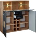 INNOSTYLE Sonate Barschrank Schwarz mit LED-Beleuchtung Bild 4