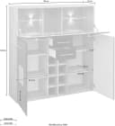 INNOSTYLE Sonate Barschrank Schwarz mit LED-Beleuchtung Bild 5