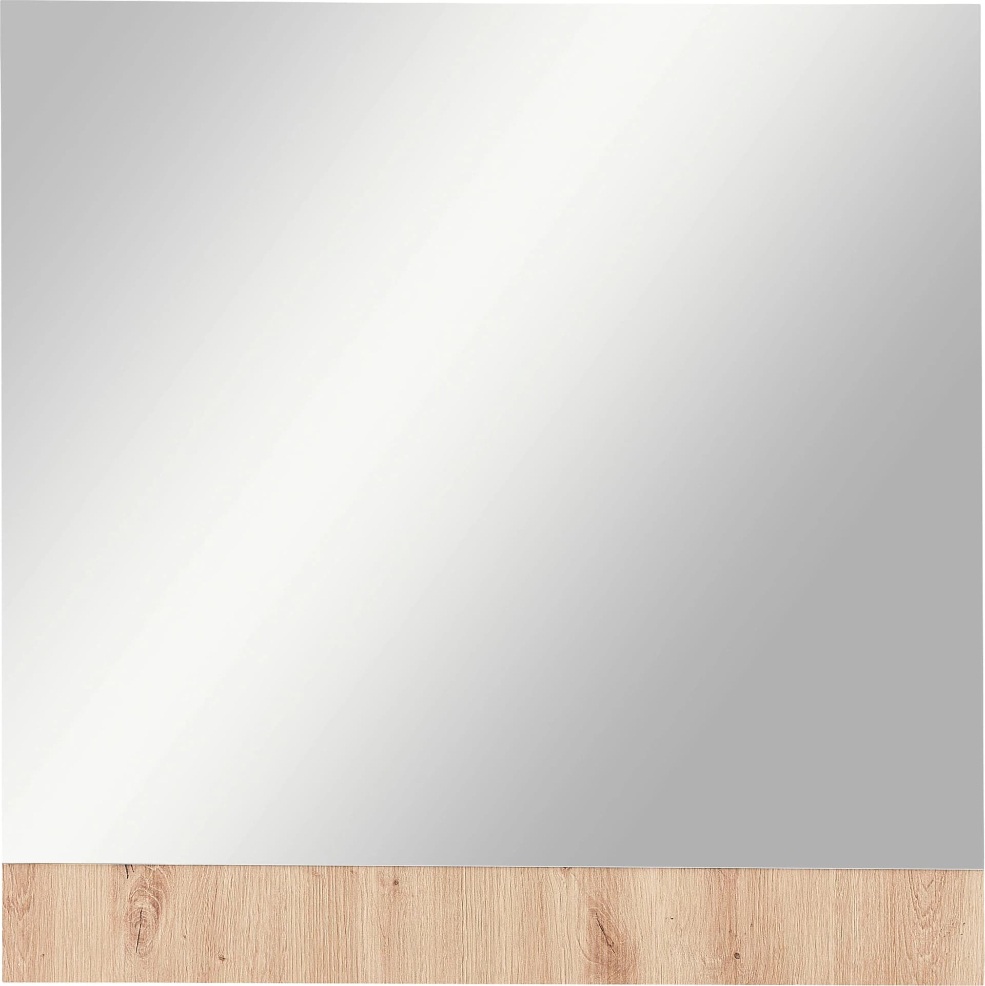 Garderobenspiegel Artisan Eiche, Holzwerkstoff, Weiß/Braun, 84x84x2 cm - Bild 2