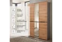 Innostyle Garderobenschrank Memphis 3-tlg. Artisan Eiche Grau Bild 4