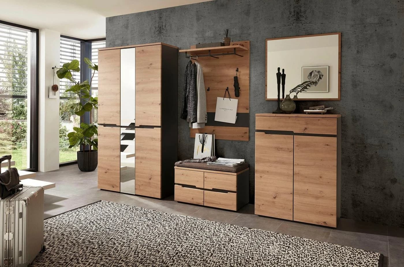 INNOSTYLE Garderobenpaneel Memphis Braun Graphit - Bild 3