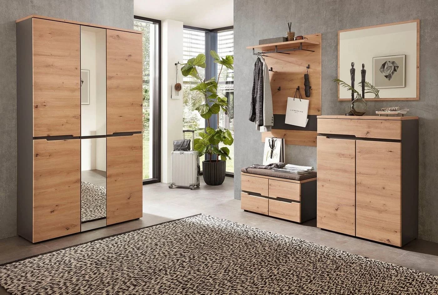 INNOSTYLE Garderobenpaneel Memphis Braun Graphit - Bild 4