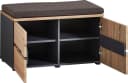 INNOSTYLE Schuhbank Memphis mit Sitzkissen und Stauraum Braun/Graphit Bild 4