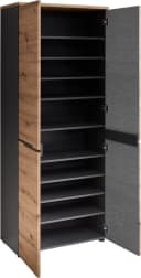 INNOSTYLE Memphis Schuhschrank Grau Eiche mit Soft-Close Bild 4