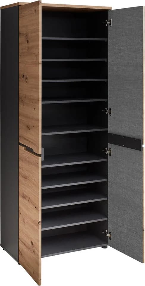 INNOSTYLE Memphis Schuhschrank Grau Eiche mit Soft-Close - Bild 4