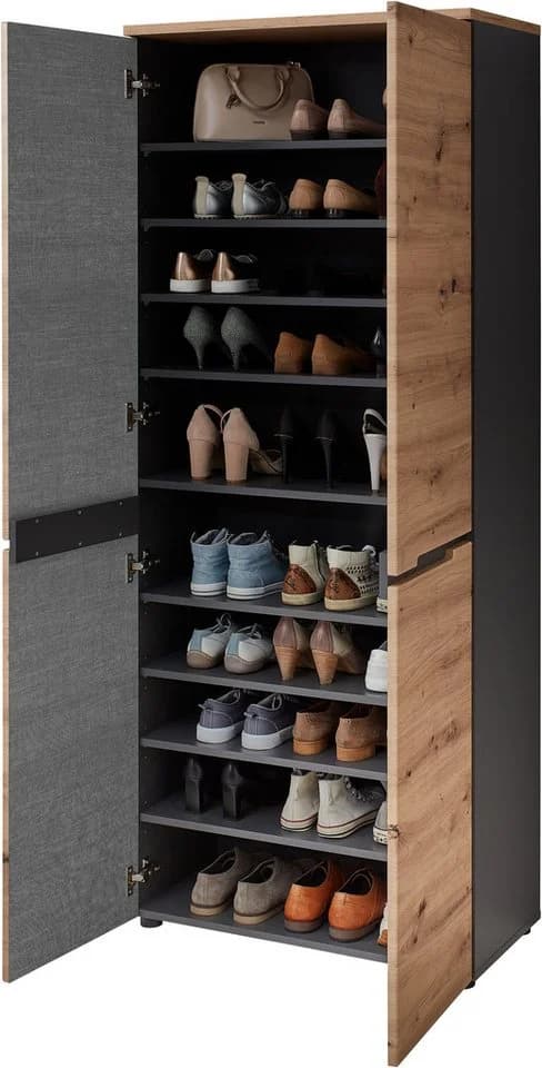 INNOSTYLE Memphis Schuhschrank Grau Eiche mit Soft-Close - Bild 5