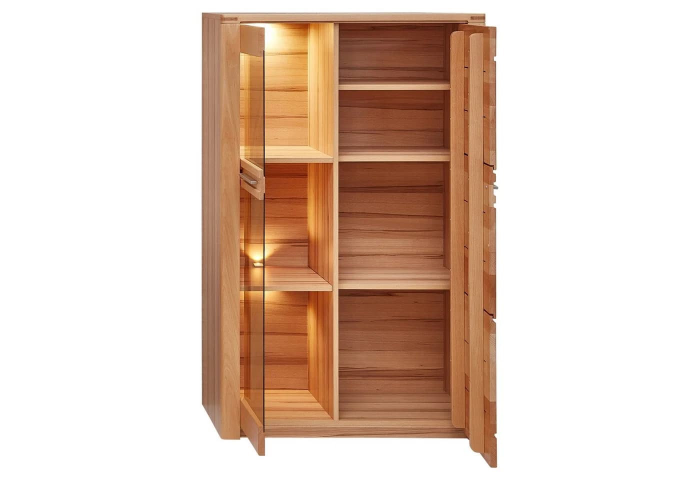 Innostyle Stauraumvitrine Kernbuche mit LED-Beleuchtung - Bild 5