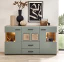 Innostyle Sideboard FUN PLUS II Grün mit LED-Beleuchtung Bild 1