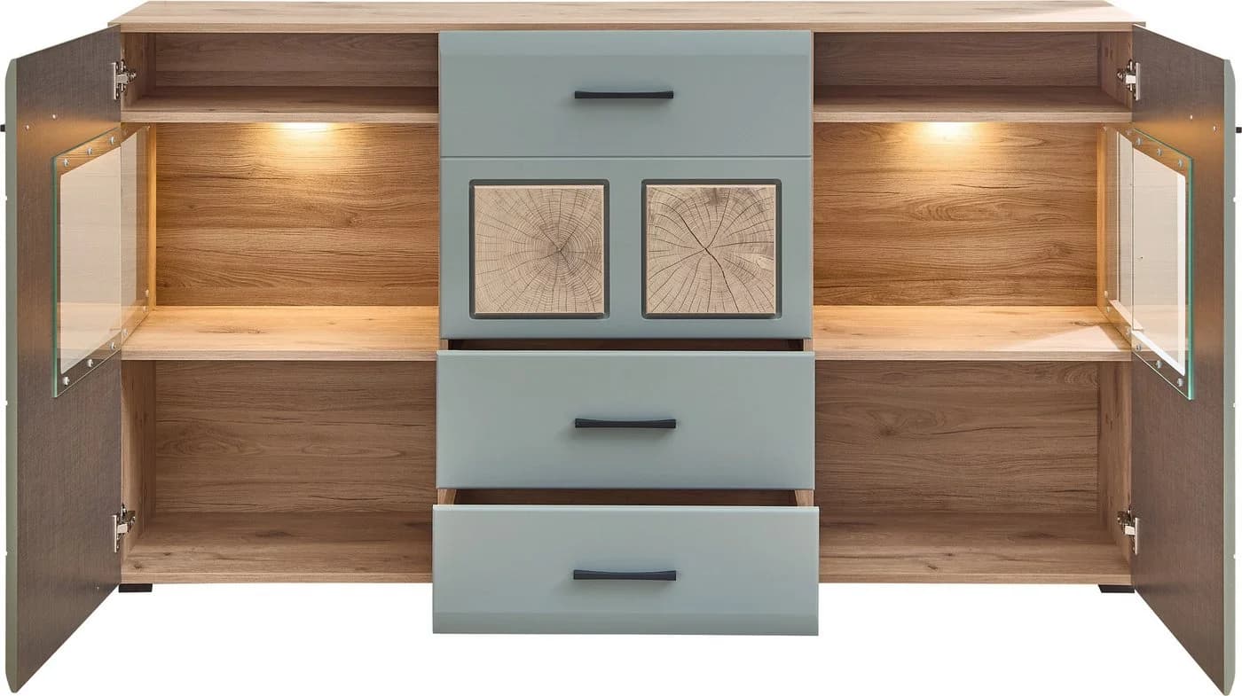 Innostyle Sideboard FUN PLUS II Grün mit LED-Beleuchtung - Bild 3