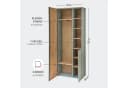 INNOSTYLE Garderobenschrank BARI mit Spiegel und Softclose Bild 4