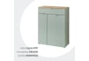 INNOSTYLE Bari Schuhschrank Schilfgrün mit Softclose Bild 3