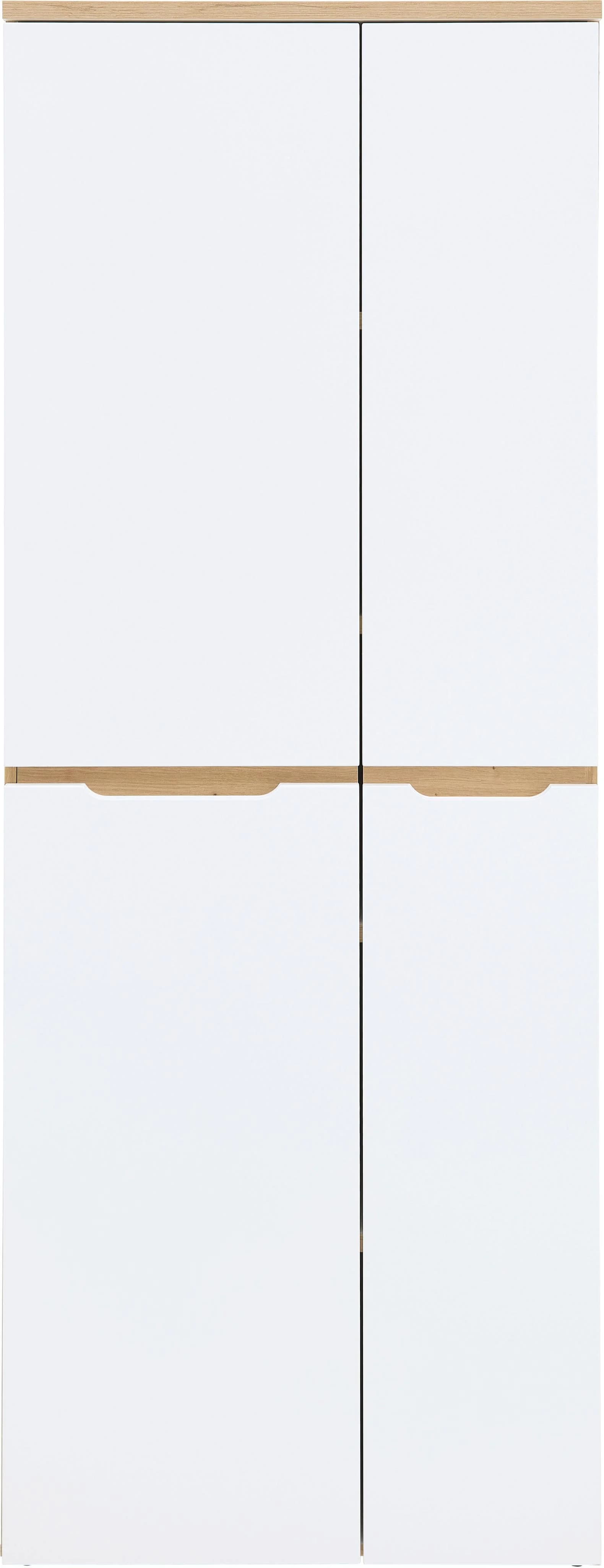 Innostyle Memphis Aktenschrank Weiß Artisan Eiche Optik