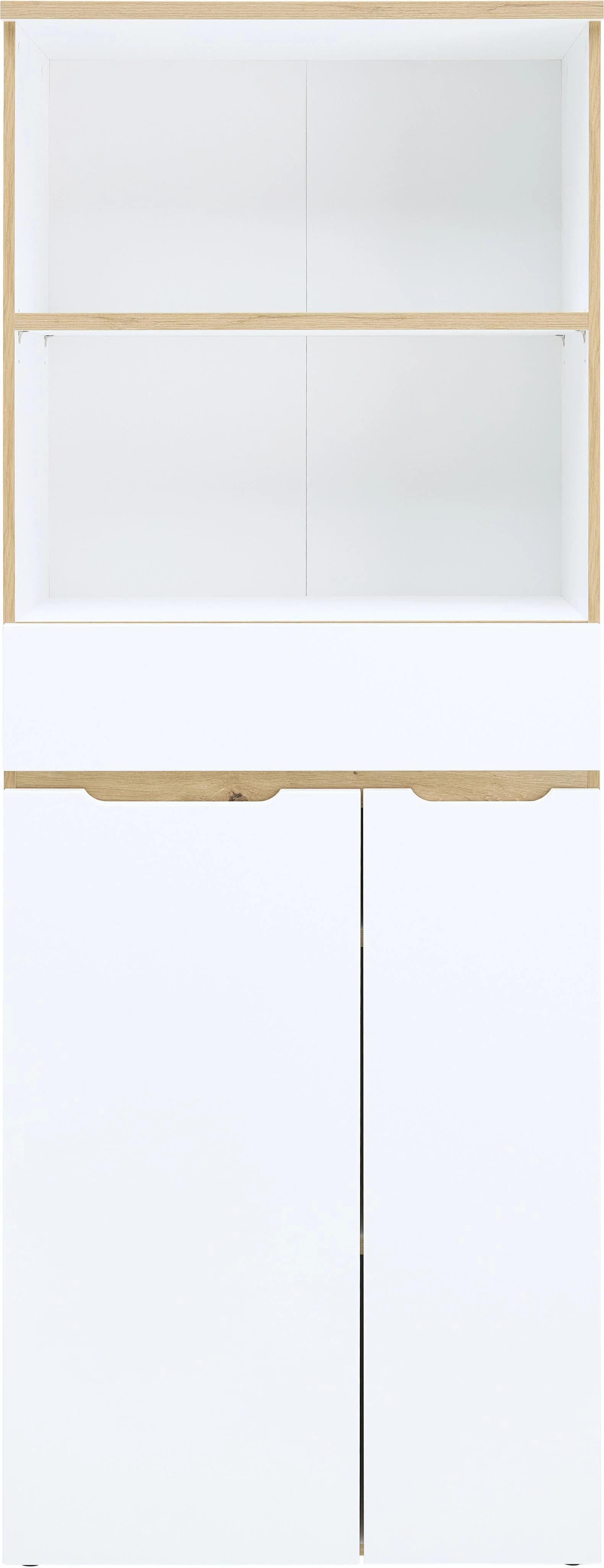 Aktenschrank INNOSTYLE Memphis Weiß Artisan Eiche Optik