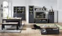 Innostyle Vitrine Jasmin Grau Eiche Modern Bild 4