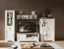 INNOSTYLE Vitrine Jasmin Weiß Eiche mit Soft-Close und Beleuchtung Bild 4
