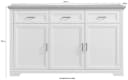 INNOSTYLE Sideboard Jasmin Weiß Pinie Eiche Landhaus Bild 3