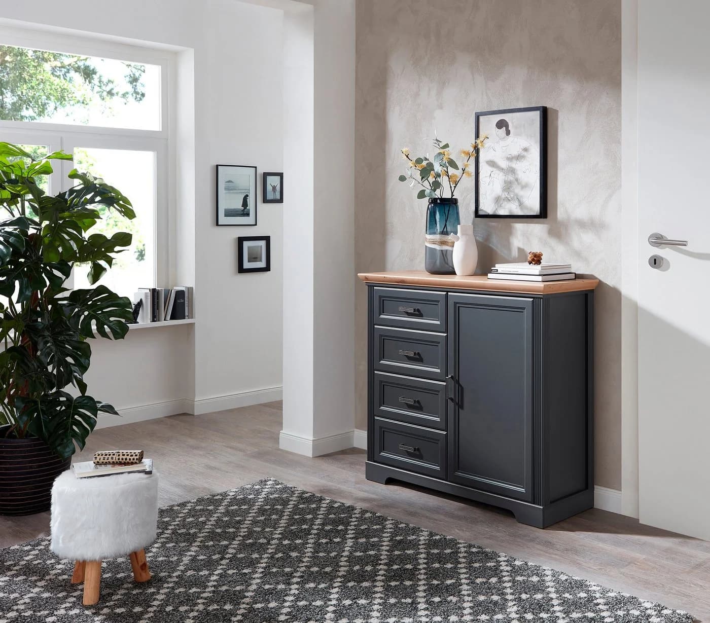Kommode INNOSTYLE Jasmin Graphit Holzoptik - Bild 2