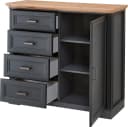 Kommode INNOSTYLE Jasmin Graphit Holzoptik Bild 4