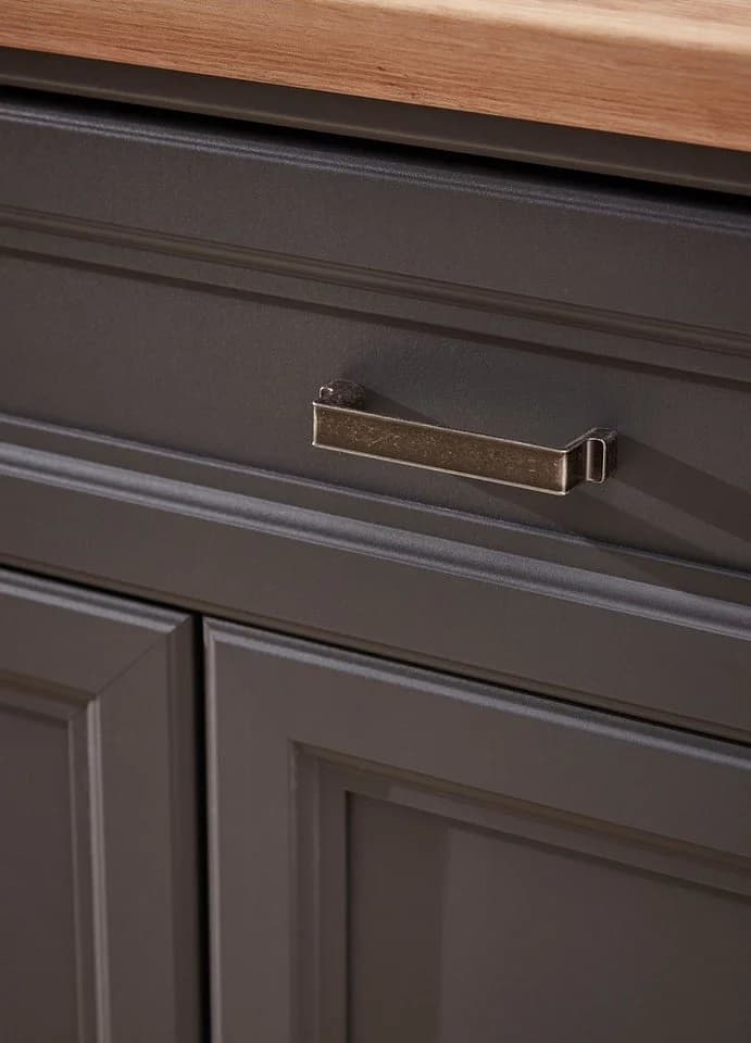 Innostyle Garderobenschrank Jasmin Grau mit Spiegeltür und Soft-Close - Bild 5