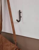 Innostyle Garderobenpaneel Jasmin Braun Holzwerkstoff mit Haken und Stange Bild 3