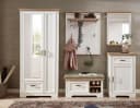 Innostyle Garderobenpaneel Jasmin Braun Holzwerkstoff mit Haken und Stange Bild 5