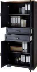 Aktenschrank INNOSTYLE Graphit mit Soft-Close und FSC-Holz Bild 4