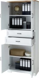Aktenschrank INNOSTYLE Weiß Pinie Hell mit Soft-Close Bild 3