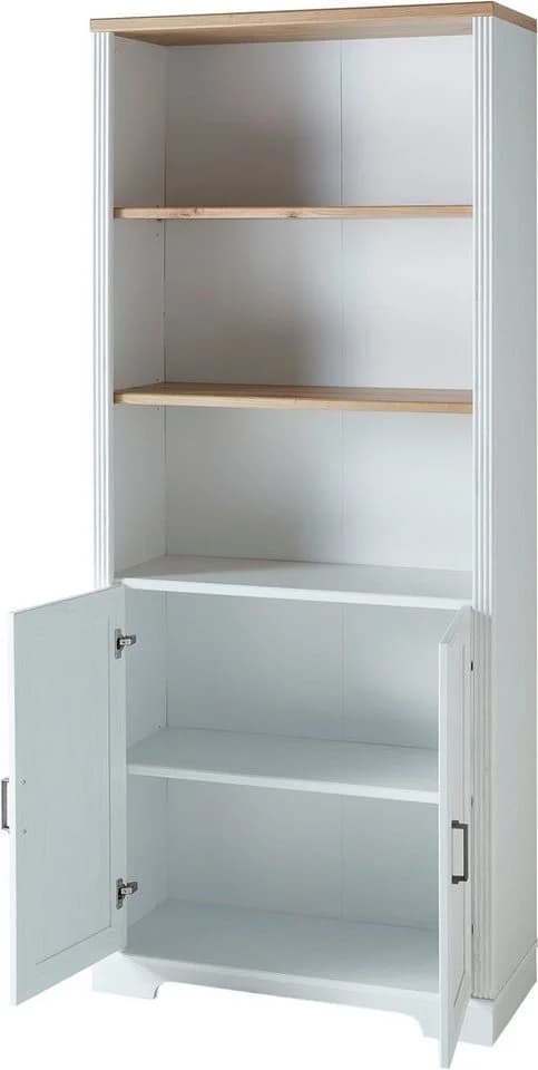 Aktenschrank INNOSTYLE Weiß Pinie Hell mit Soft-Close