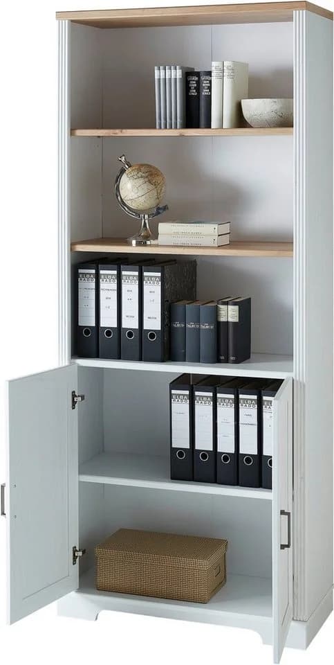 Aktenschrank INNOSTYLE Weiß Pinie Hell mit Soft-Close - Bild 4