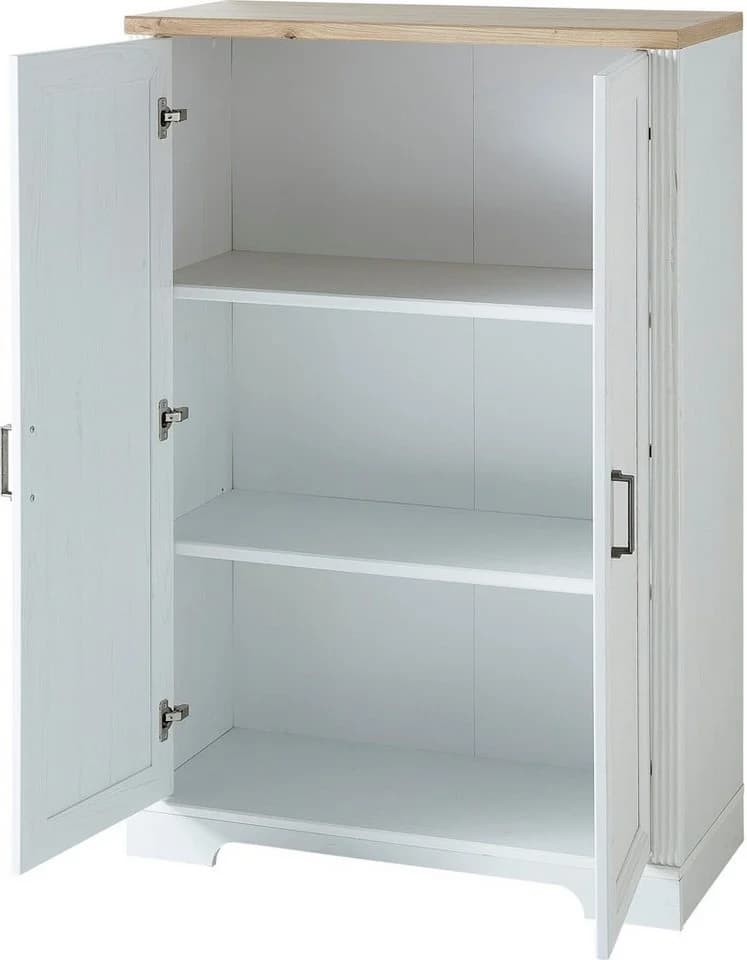 Aktenschrank INNOSTYLE Weiß Pinie Hell mit Soft-Close