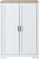 Aktenschrank INNOSTYLE Weiß Pinie Hell mit Soft-Close Bild 2