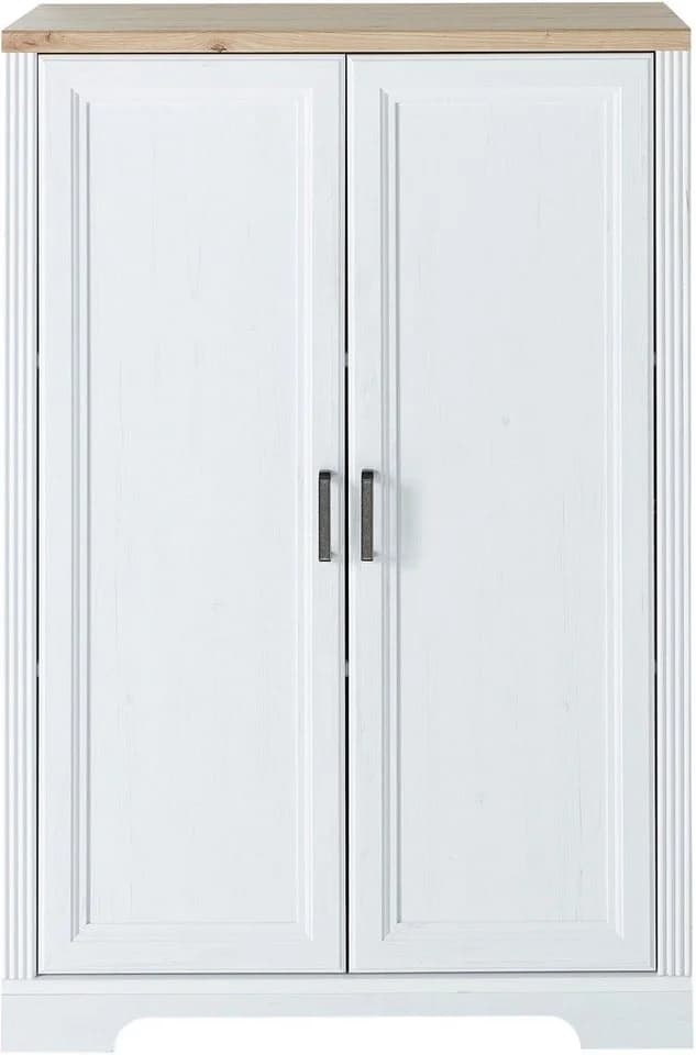 Aktenschrank INNOSTYLE Weiß Pinie Hell mit Soft-Close - Bild 2
