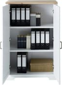 Aktenschrank INNOSTYLE Weiß Pinie Hell mit Soft-Close Bild 3
