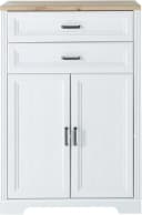 Aktenschrank INNOSTYLE Weiß Pinie Hell mit Soft-Close Bild 2