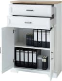 Aktenschrank INNOSTYLE Weiß Pinie Hell mit Soft-Close Bild 3