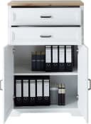 Aktenschrank INNOSTYLE Weiß Pinie Hell mit Soft-Close Bild 4