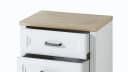 INNOSTYLE Rollcontainer 3 Schubladen Weiß Pinie Eiche Bild 3