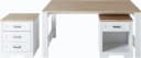 INNOSTYLE Rollcontainer 3 Schubladen Weiß Pinie Eiche Bild 5