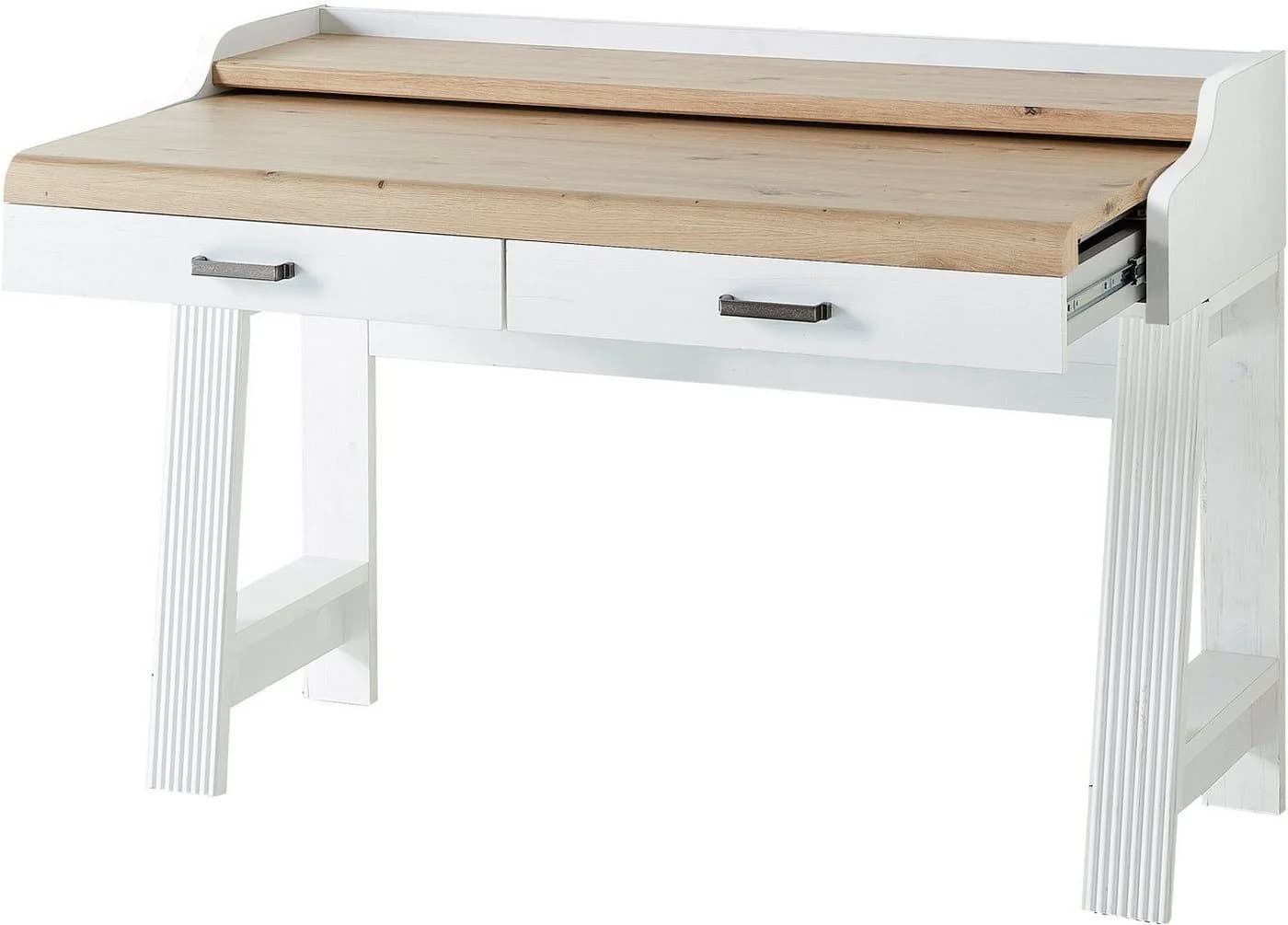 Konsolentisch INNOSTYLE Weiß Pinie Hell Artisan Eiche Ausziehbar - Bild 3