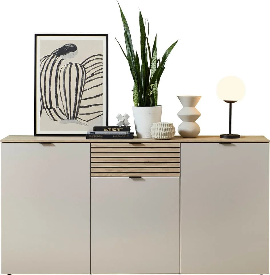 Innostyle INA Sideboard 180x90x45 cm Cashmere Riva Eiche