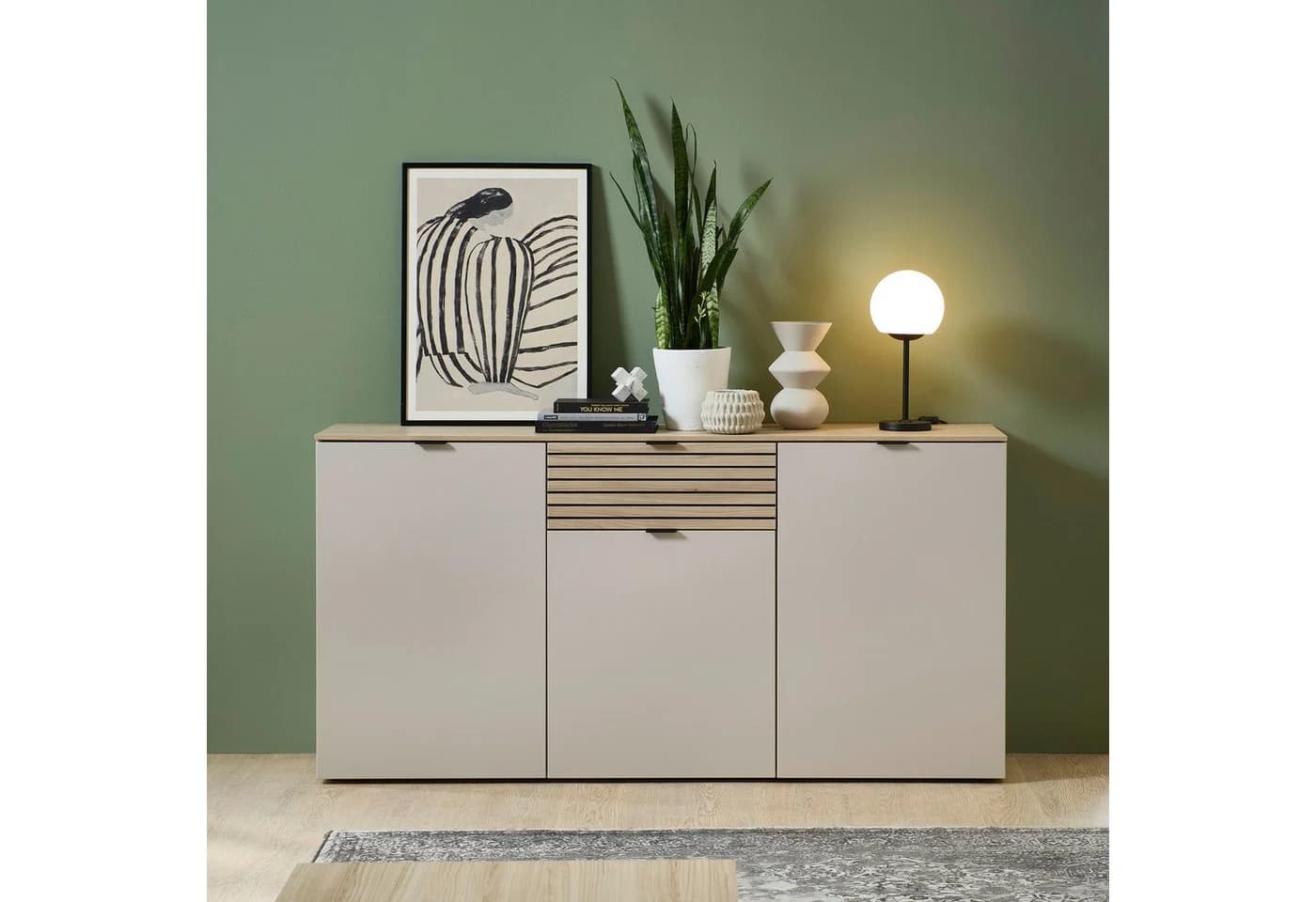 Innostyle INA Sideboard 180x90x45 cm Cashmere Riva Eiche - Bild 2