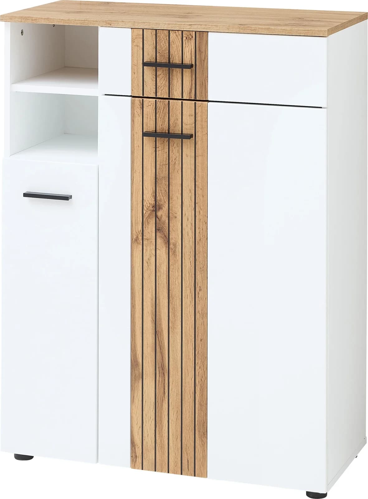 Innostyle Schuhschrank Sparks Weiß 80x106x38 cm Holzwerkstoff MDF