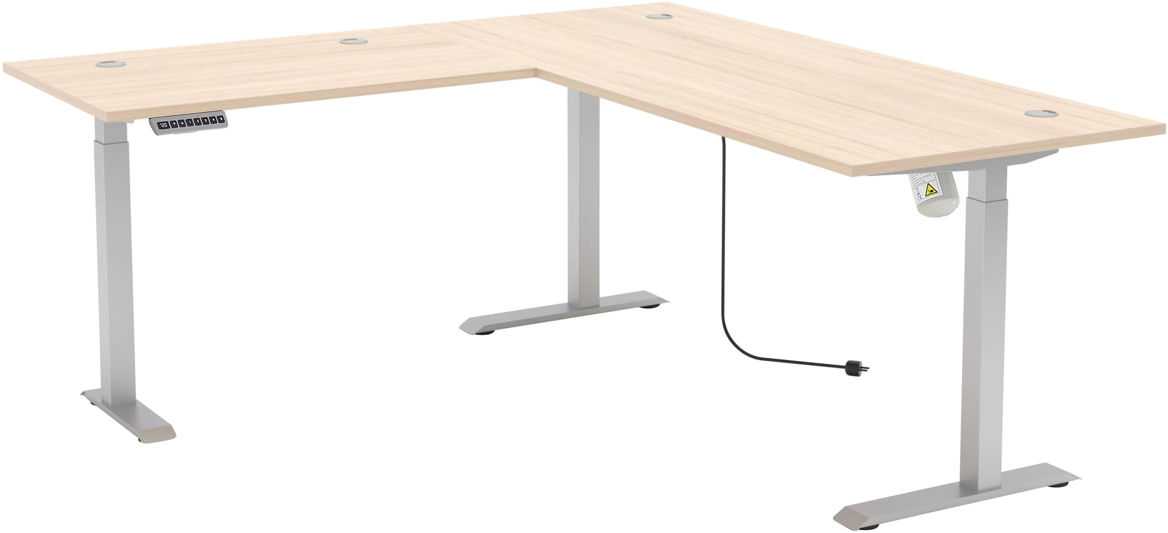 INNOSTYLE Schreibtisch Santorin Riva Eiche Silber Matt - Bild 2