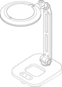 Lumeno Lupenlampe Lambda S mit 3 dpt, dimmbar, LED Kaltweiß Bild 1