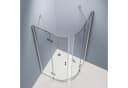 Bernstein Runddusche EX406 90x90 cm ESG Glas Nano Chrom Bild 3