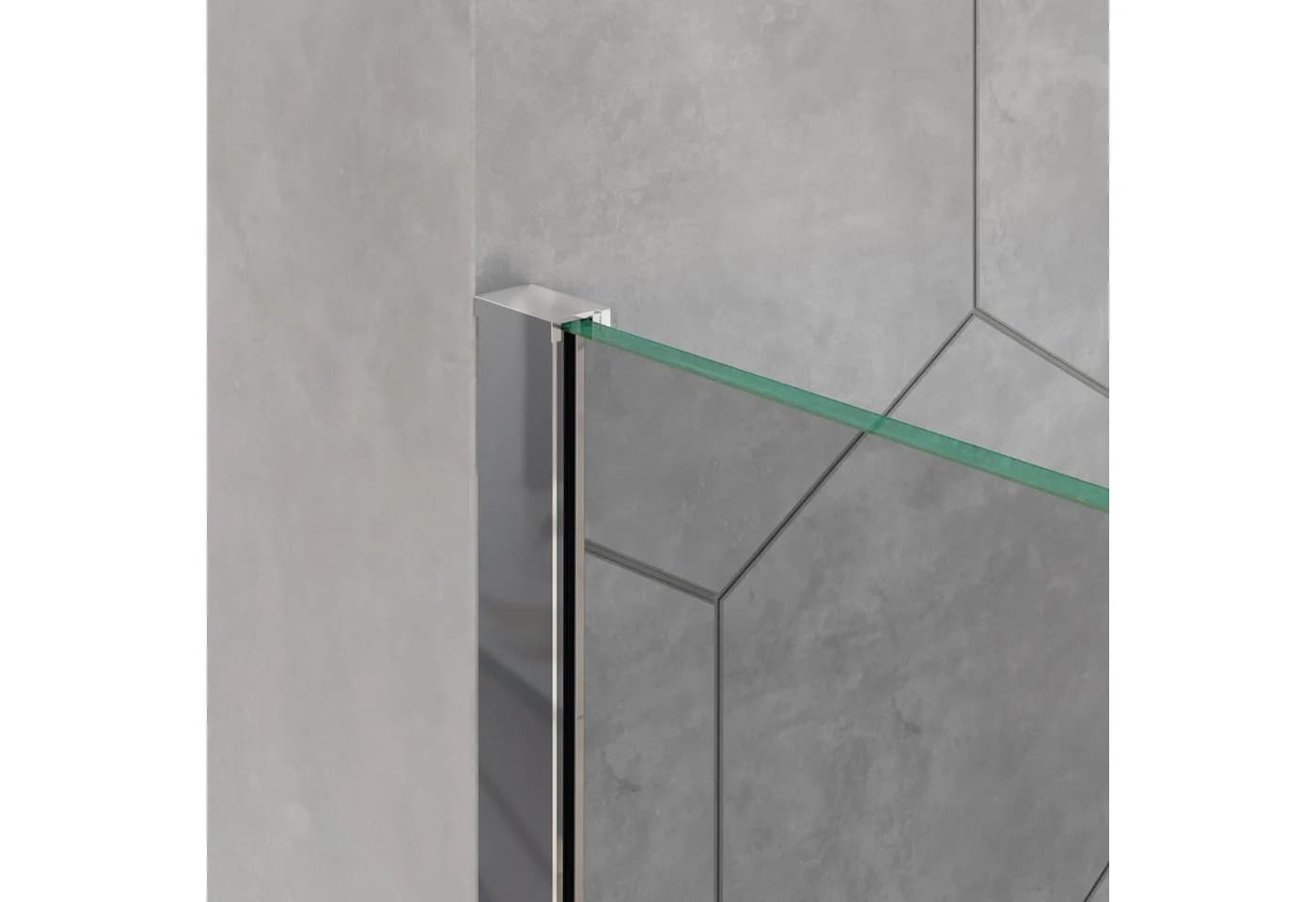 Bernstein Walk-in-Dusche EX101 Klarglas ESG 10mm Nano Chrom - Bild 3