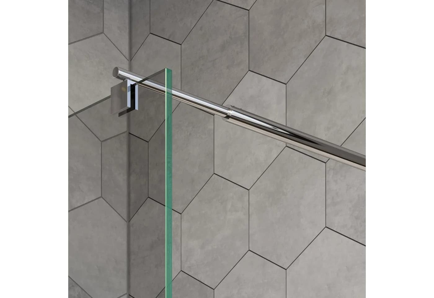 Bernstein Walk-in-Dusche EX101 Klarglas ESG 10mm Nano Chrom - Bild 4